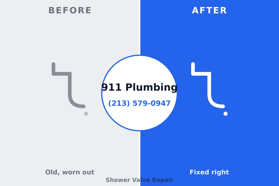 Before and after: plumbing company Moses Lake North, WA